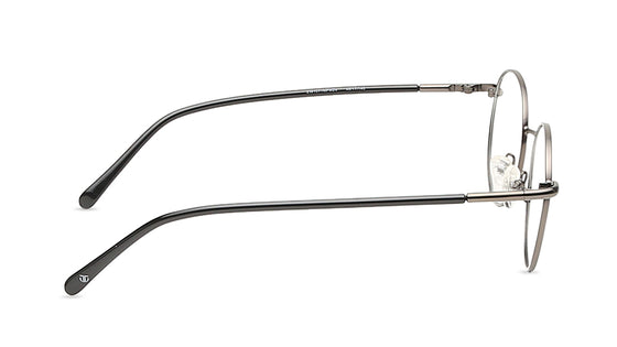 Grey Round Rimmed Eyeglasses for Men