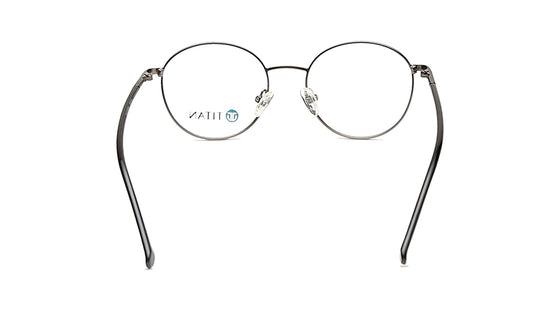 Grey Round Rimmed Eyeglasses for Men