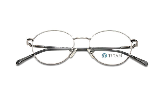 Grey Round Rimmed Eyeglasses for Men