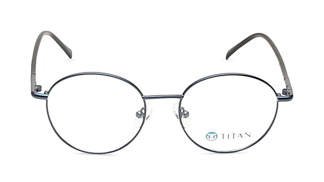 Blue Round Rimmed Eyeglasses for Men
