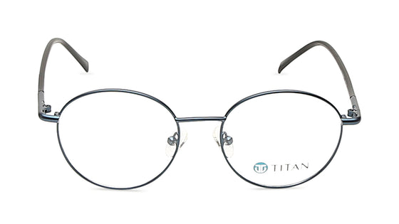 Blue Round Rimmed Eyeglasses for Men