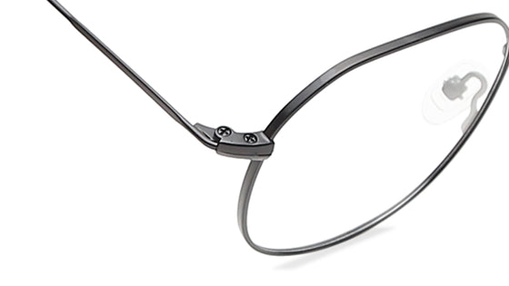 Grey Square Rimmed Eyeglasses for Men