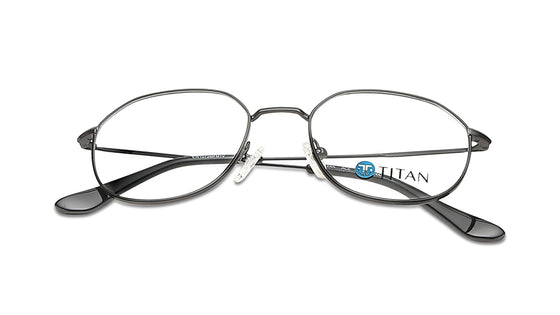 Grey Square Rimmed Eyeglasses for Men