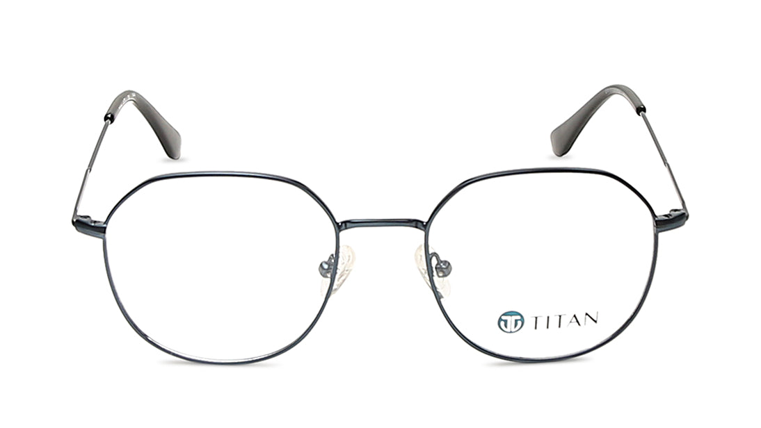 Blue Round Rimmed Eyeglasses