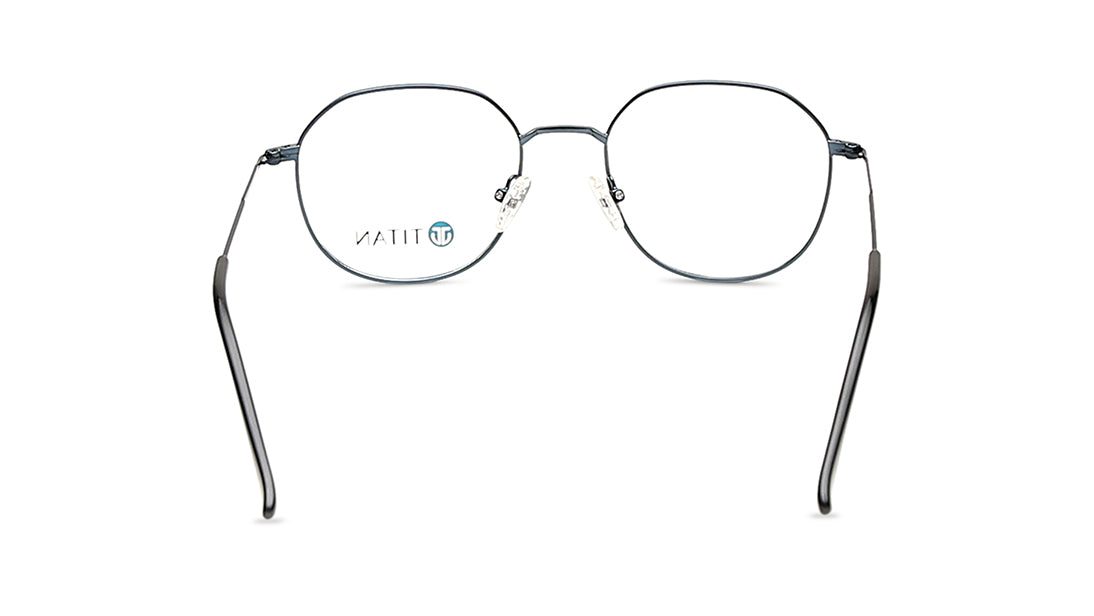Blue Round Rimmed Eyeglasses