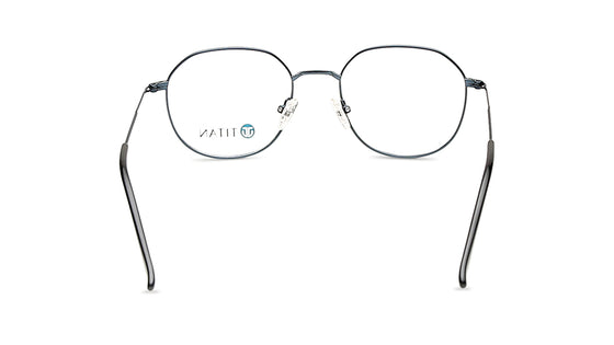 Blue Round Rimmed Eyeglasses