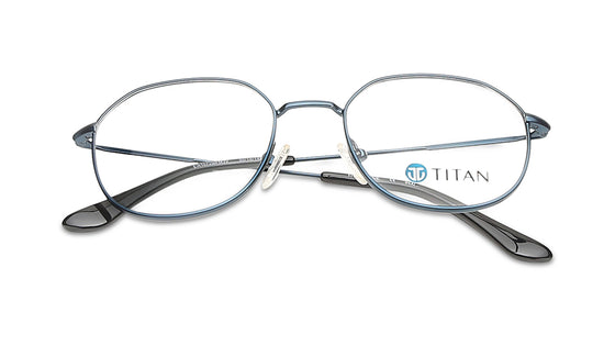 Blue Round Rimmed Eyeglasses