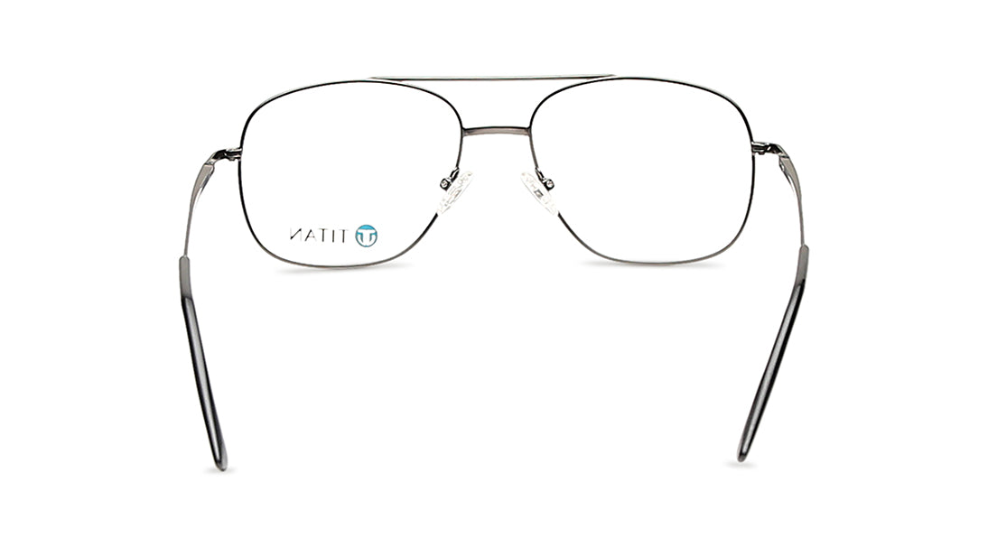 Silver Square Rimmed Eyeglasses(EW1073MFM2V)