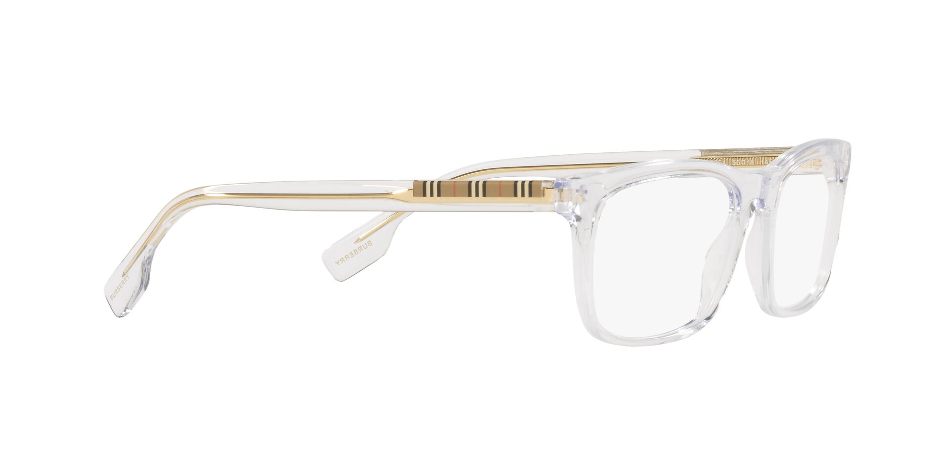 White Rectangle Rimmed Eyeglasses for Men
