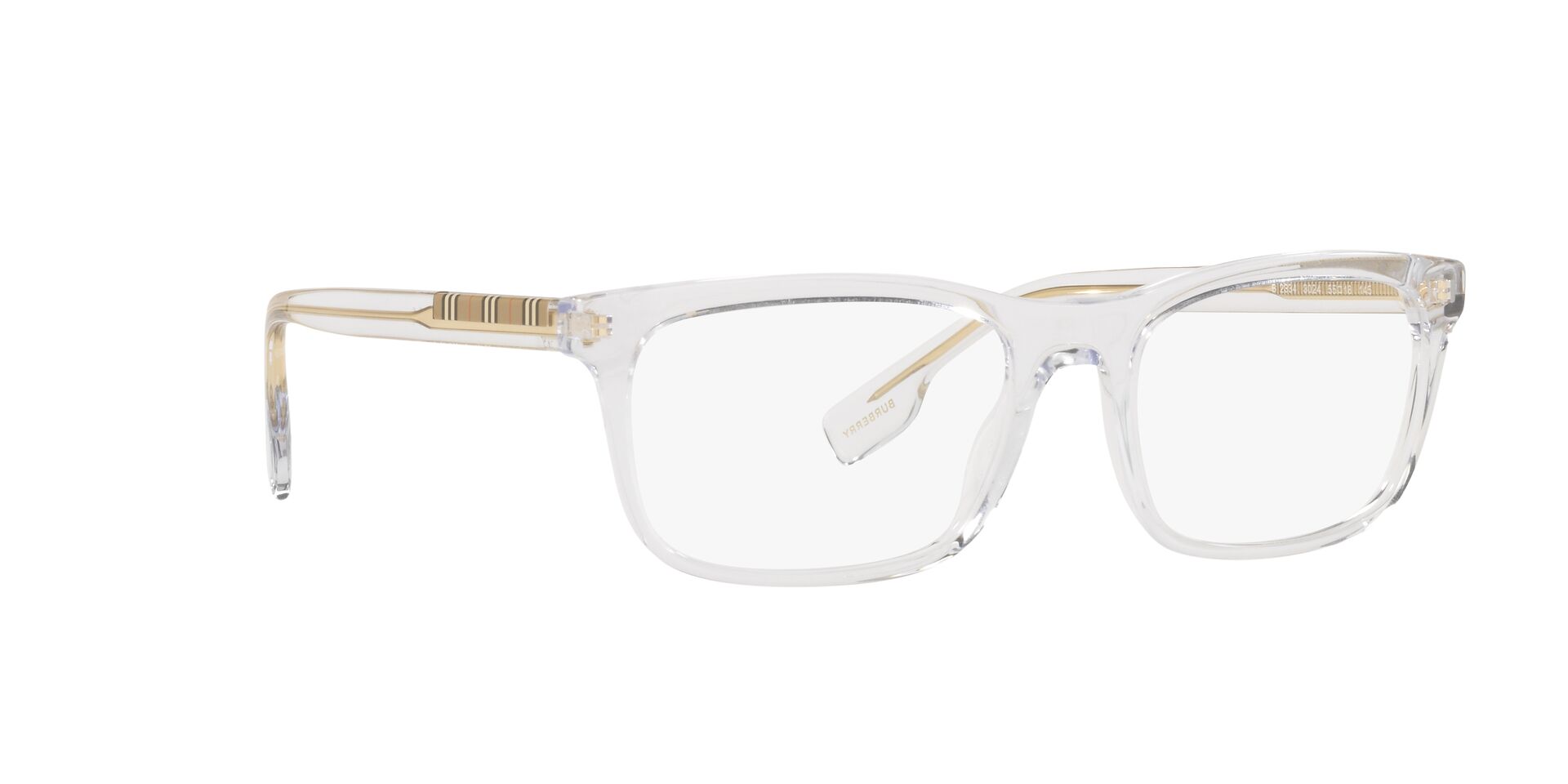 White Rectangle Rimmed Eyeglasses for Men