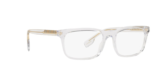 White Rectangle Rimmed Eyeglasses for Men
