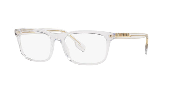 White Rectangle Rimmed Eyeglasses for Men