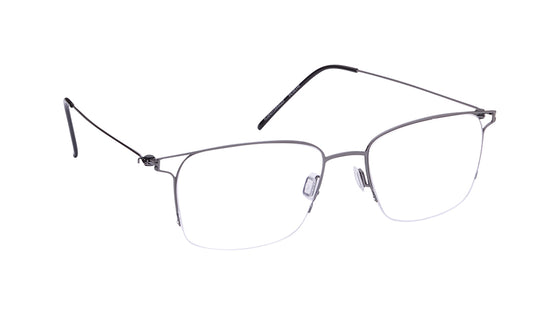 Metz - Grey Semi-Rimmed Eyeglasses