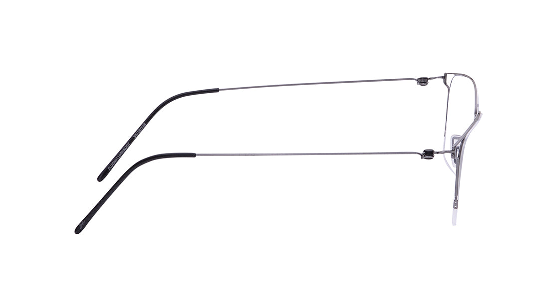 Metz - Grey Semi-Rimmed Eyeglasses