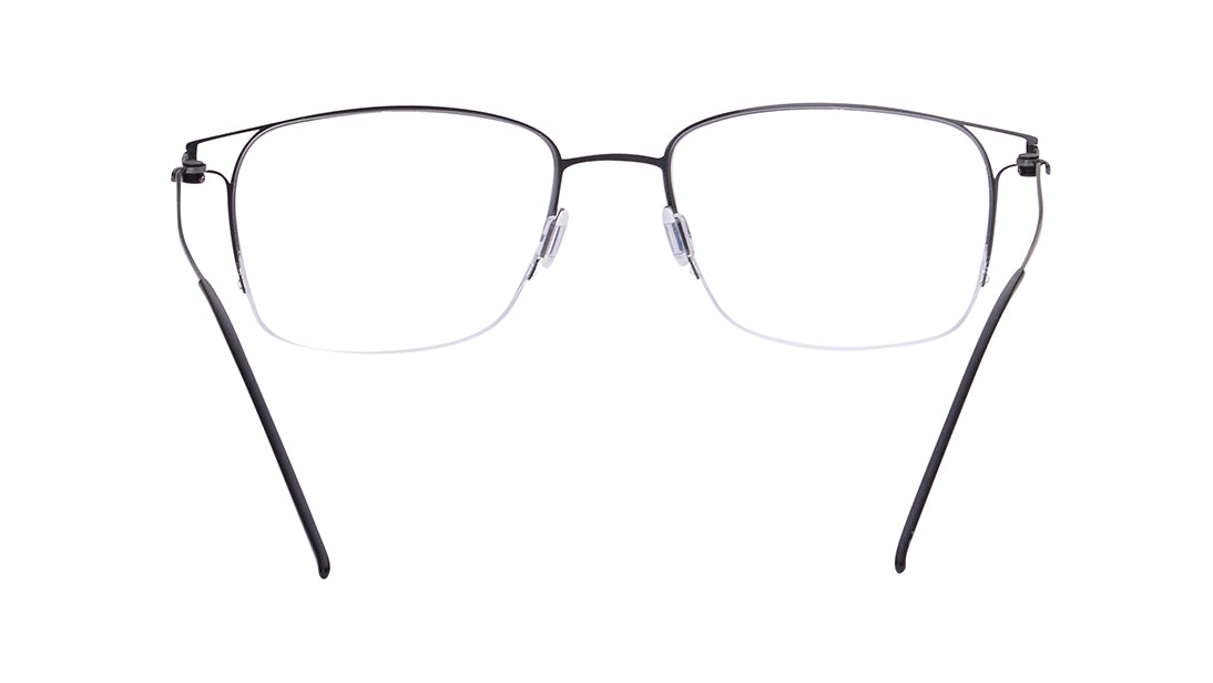 Metz - Grey Semi-Rimmed Eyeglasses