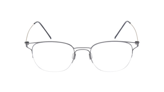 Orleans - Grey Semi-Rimmed Eyeglasses