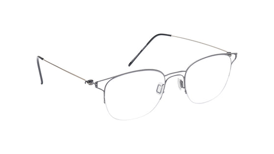 Orleans - Grey Semi-Rimmed Eyeglasses