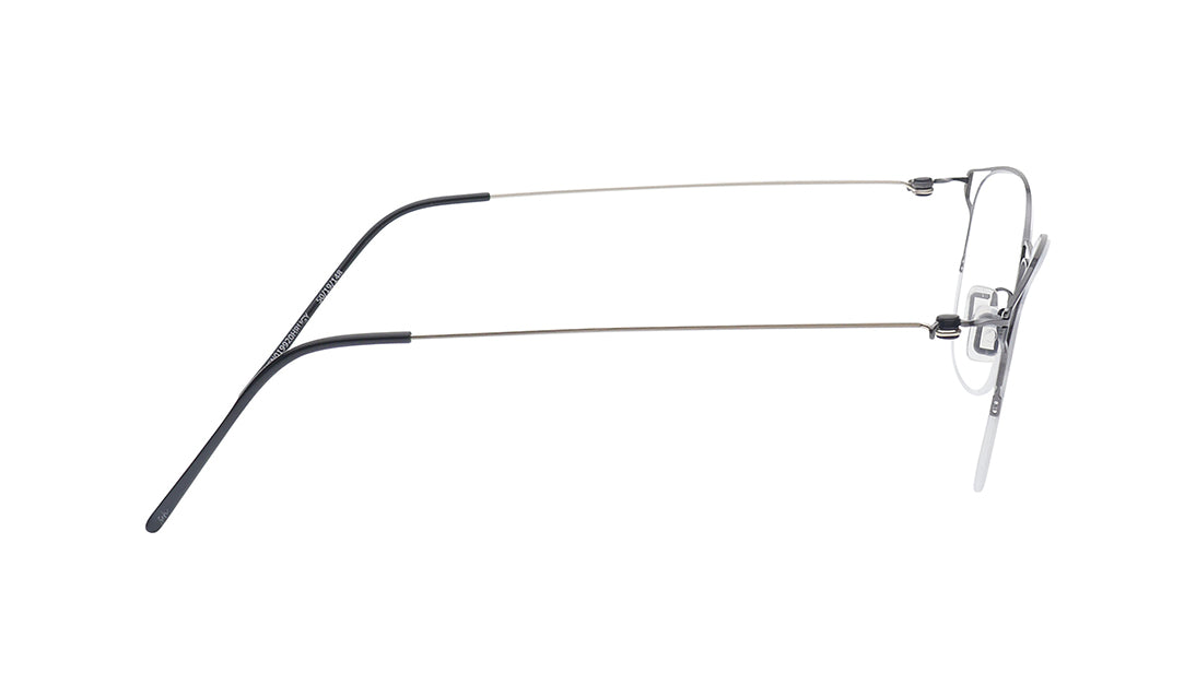 Orleans - Grey Semi-Rimmed Eyeglasses