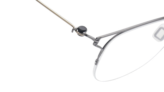 Orleans - Grey Semi-Rimmed Eyeglasses
