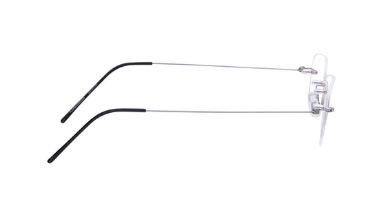 Bordeaux - Grey Rimless Eyeglasses