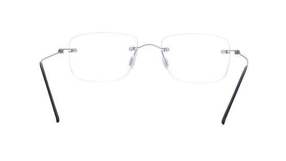 Bordeaux - Grey Rimless Eyeglasses