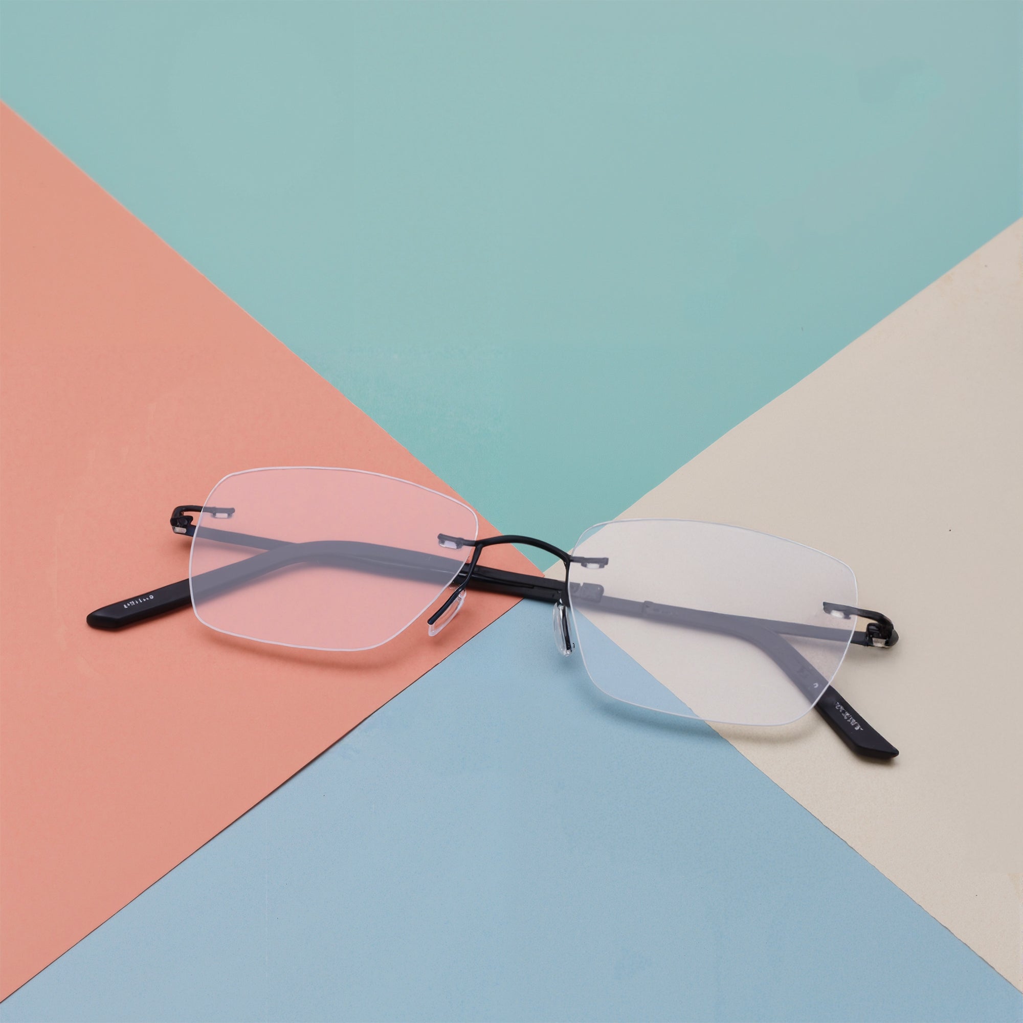 Versailles - Black Rimless Eyeglasses