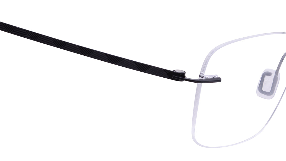 Versailles - Black Rimless Eyeglasses