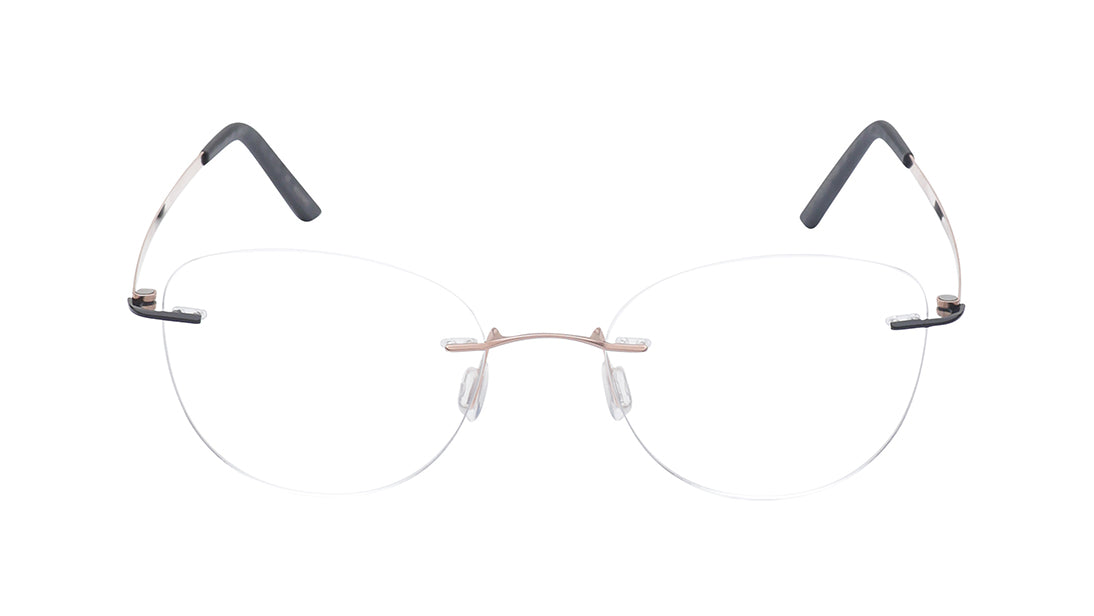 Versailles - RoseGold Rimless Eyeglasses