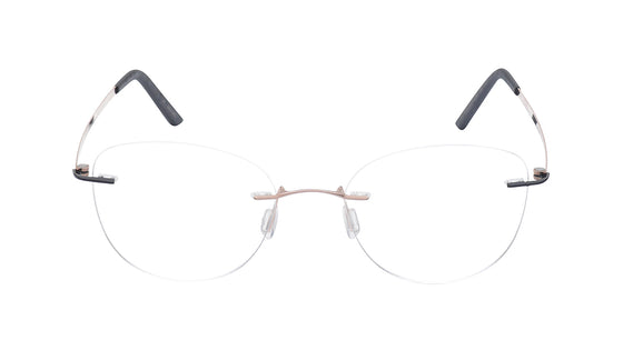 Versailles - RoseGold Rimless Eyeglasses