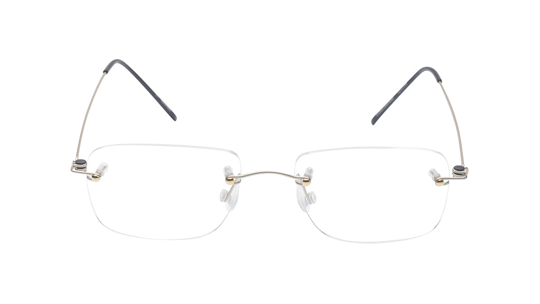 Nantes - Gold Rimless Eyeglasses