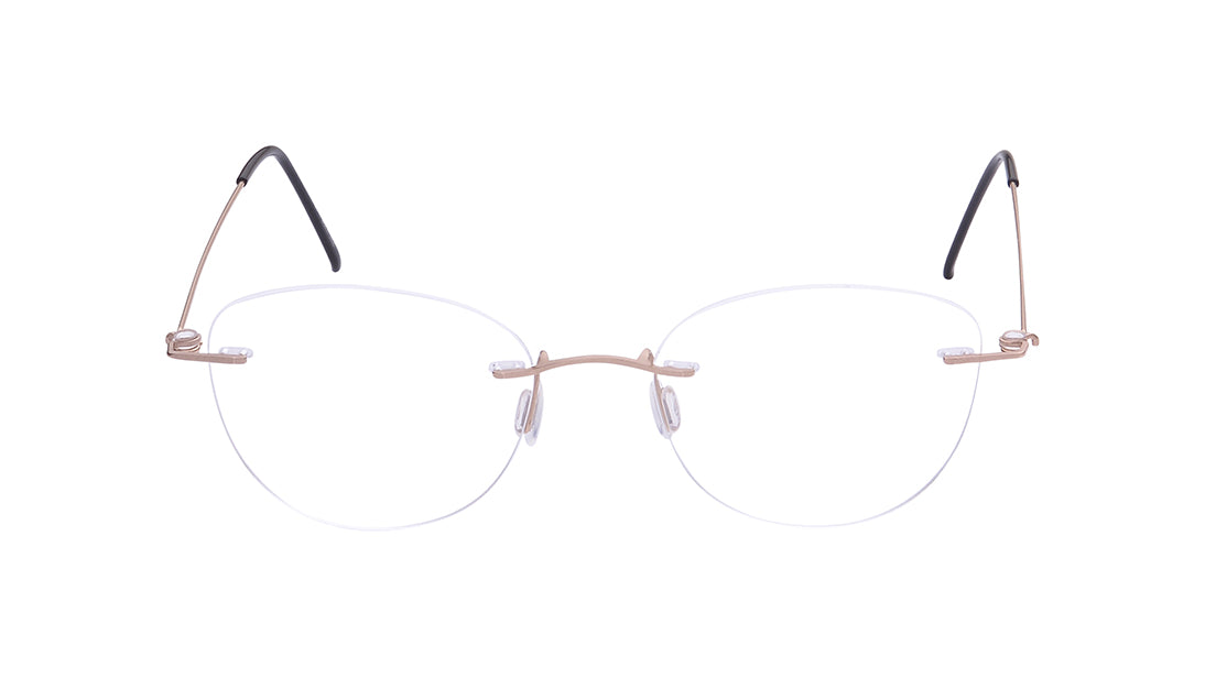 Annecy - Rose Gold Rimless Eyeglasses