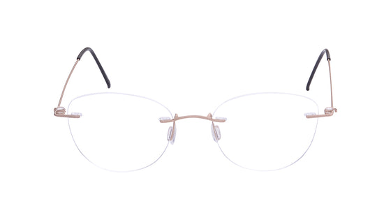 Annecy - Rose Gold Rimless Eyeglasses