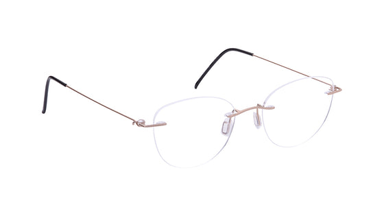 Annecy - Rose Gold Rimless Eyeglasses