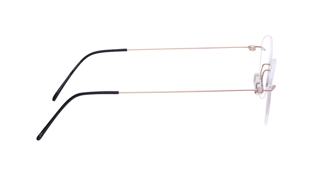 Annecy - Rose Gold Rimless Eyeglasses