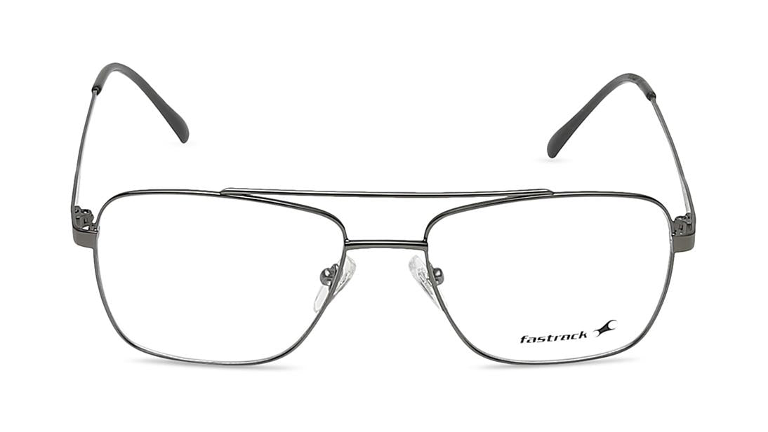 Gun metal Square Rimmed Eyeglasses (FT1108MFM1|53)