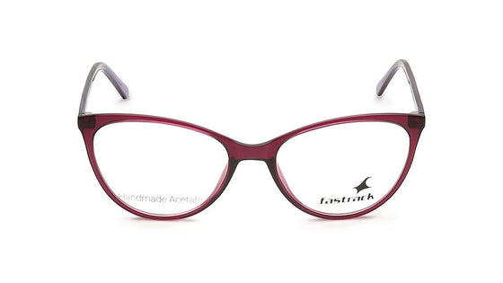 Purple Cateye Rimmed Eyeglasses  (FT1128WFP2|52)