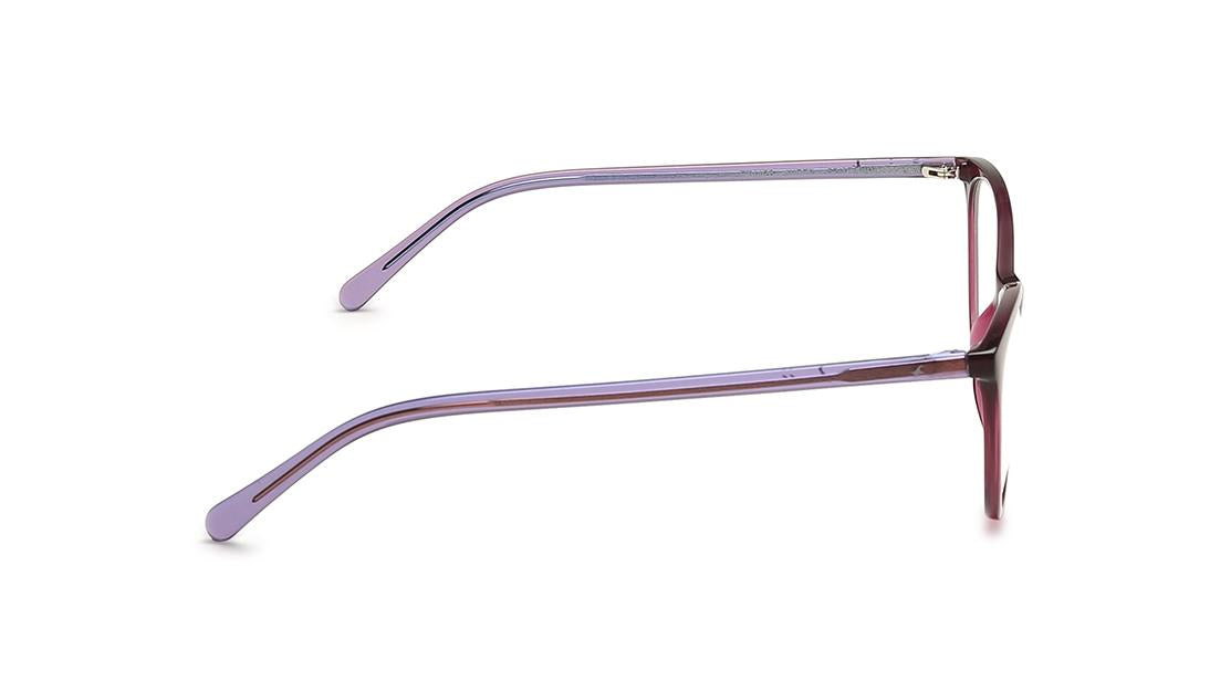 Purple Cateye Rimmed Eyeglasses  (FT1128WFP2|52)