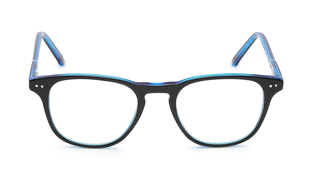 Blue Rectangle Rimmed Eyeglasses from Fastrack-FT1156UFP4PL067