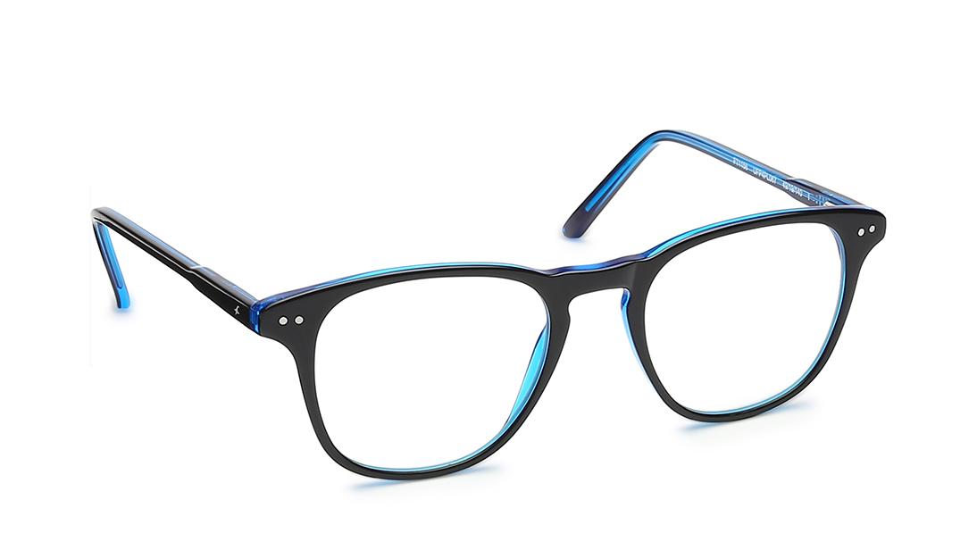 Blue Rectangle Rimmed Eyeglasses from Fastrack-FT1156UFP4PL067