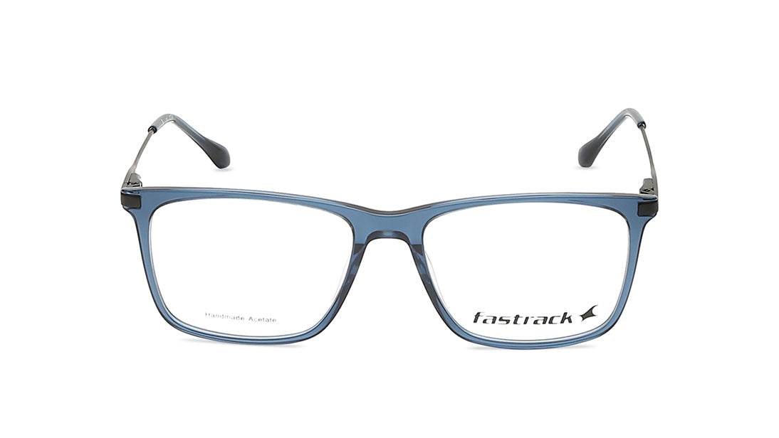 Blue Square Rimmed Eyeglasses (FT1165MFC2V|55)