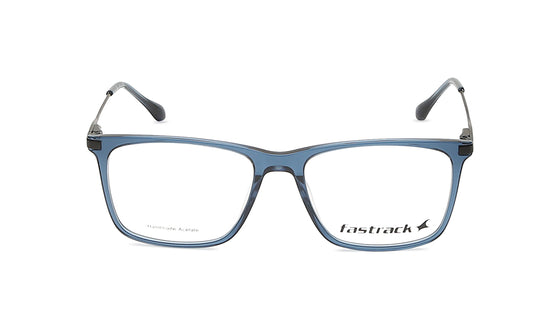 Blue Square Rimmed Eyeglasses (FT1165MFC2V|55)