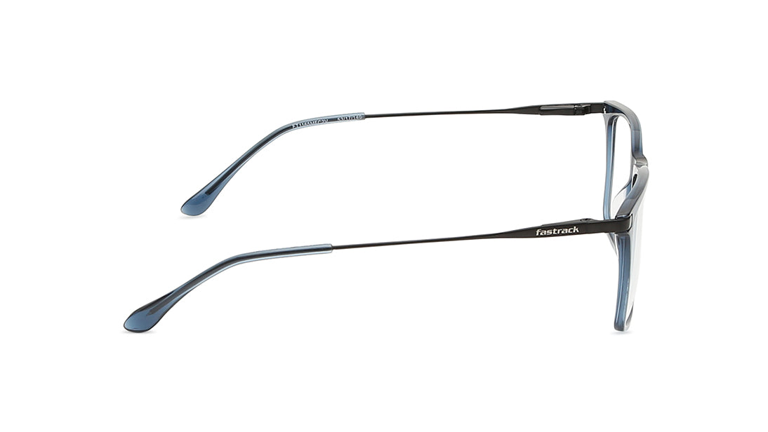 Blue Square Rimmed Eyeglasses (FT1165MFC2V|55)