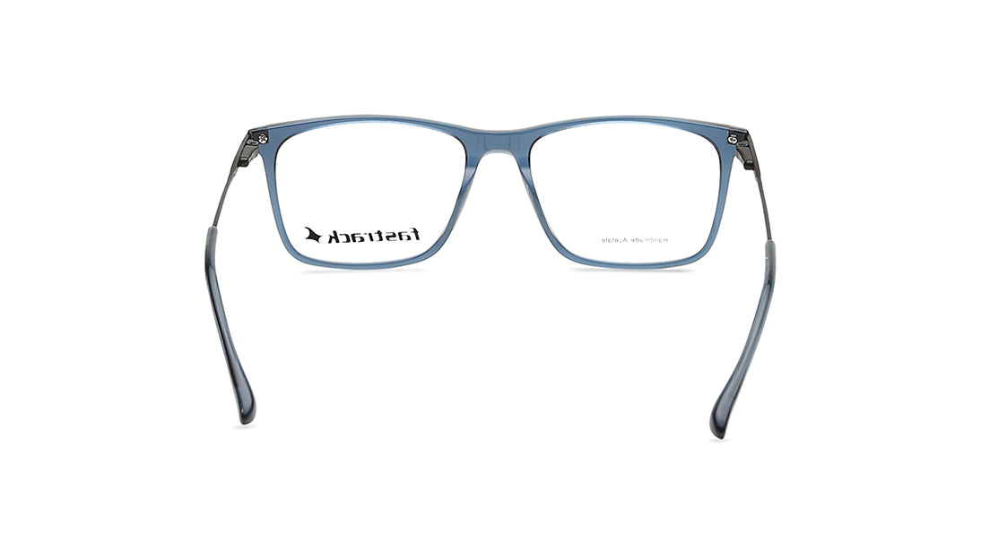Blue Square Rimmed Eyeglasses (FT1165MFC2V|55)