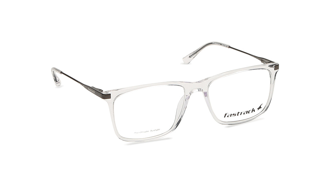 Transparent Square Rimmed Eyeglasses (FT1165MFC3V|55)