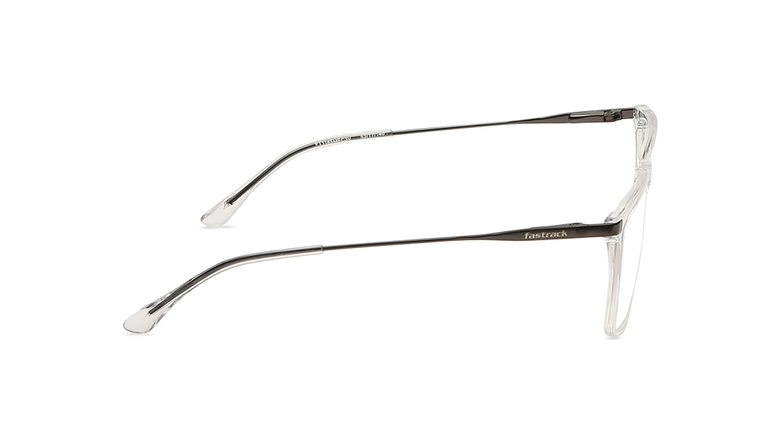 Transparent Square Rimmed Eyeglasses (FT1165MFC3V|55)