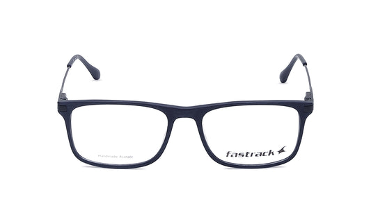 Blue Rectangle Rimmed Eyeglasses (FT1166MFC1V|52)