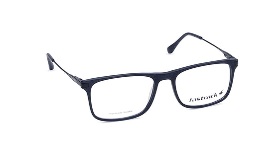 Blue Rectangle Rimmed Eyeglasses (FT1166MFC1V|52)