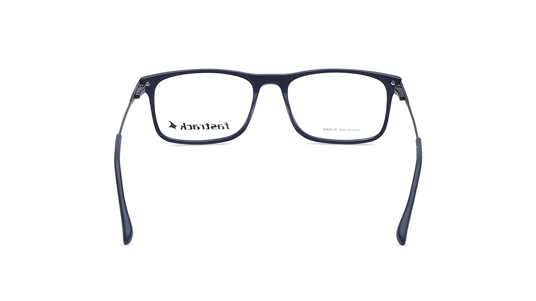 Blue Rectangle Rimmed Eyeglasses (FT1166MFC1V|52)