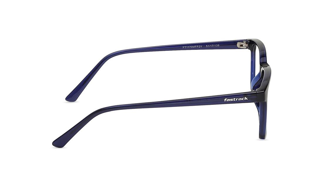 Blue Square Rimmed Eyeglasses (FT1170MFP2V|51)