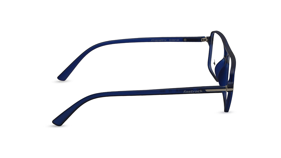 Blue Square Rimmed Eyeglasses (FT1201MFP1V|53)